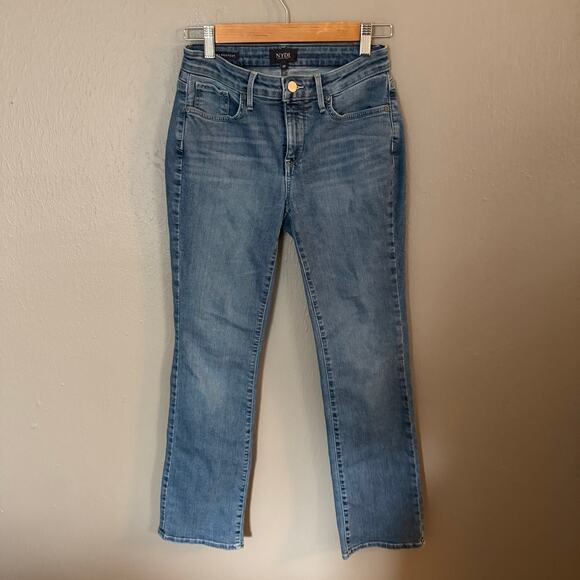 NYDJ Barbara Bootcut Jeans in Heyburn Wash Size 2P casual high rise stretch - Picture 2 of 10